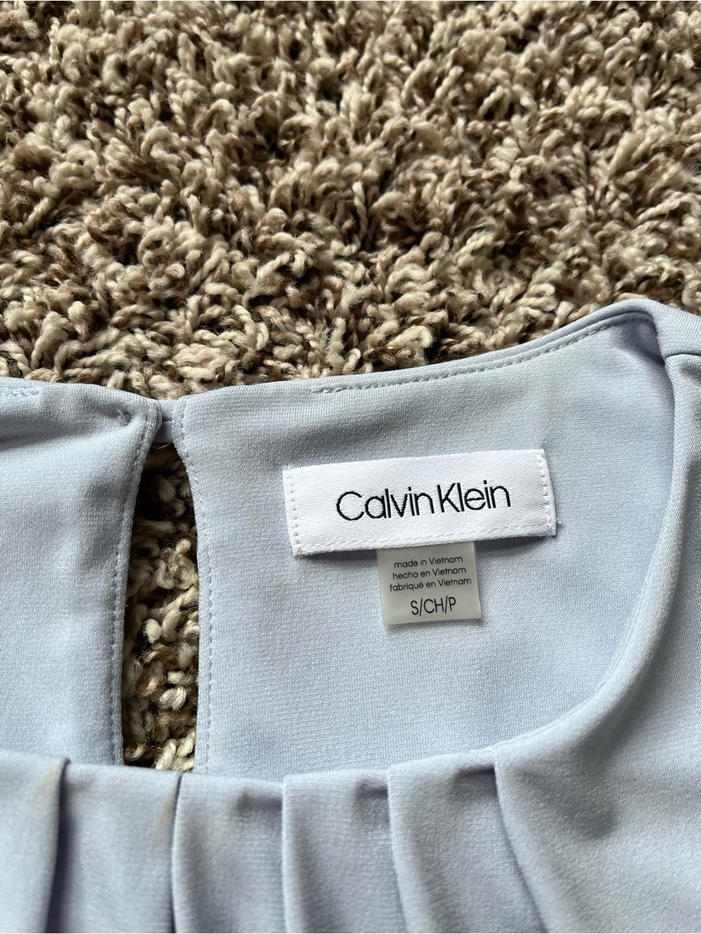 Calvin Klein Ruched Blouse - Picture 3 of 8